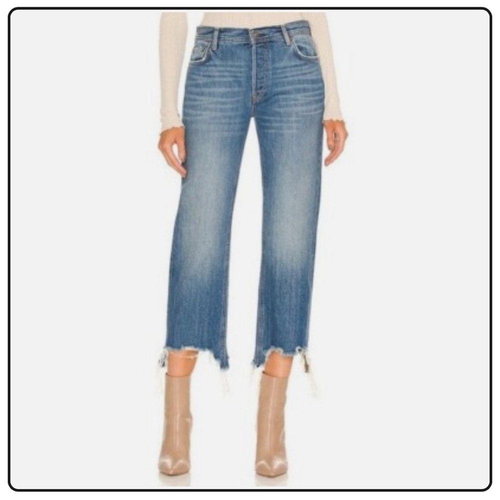 We The Free Maggie Straight Leg Jeans Size 28 Distressed Jeans